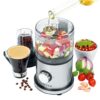 Salter EK5028 4-in-1 Food Processor and Blender, Electric Chopper, Slice, Grind & Shred, 2 Speeds & Pulse, Includes Dishwasher Safe; BPA Free Foo