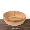 XADIBH Air Fryer Liners- Air Fryer Disposable Paper Liner, Non-Stick Basket Liners, Baking Paper for Air Fryer, Parchment Air Fryer Basket, Water