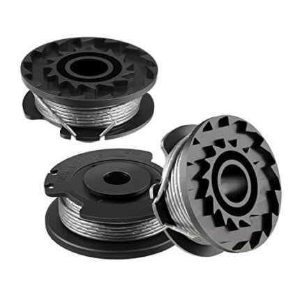 DHinkyoung 3 Pcs Strimmer Spools and Line Replacement Compatible with Bosch Easygrasscut23, 18, 26, 18-260, 18-26 ART 23/26 SLGrass Trimmer F0168