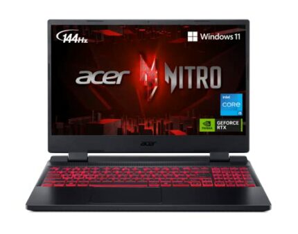 Acer Nitro 5 AN515-58-525P Gaming Laptop |Core i5-12500H | NVIDIA GeForce RTX 3050 Laptop GPU | 15.6" FHD 144Hz IPS Display | 8GB DDR4 | 512GB PC