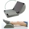 XXSLY Foot Rest for Under Desk, Ergonomic Half-cylinder with Non-slip Surface,pad with Removable Cover, Relieve Pain for Office Home Airplane Tra