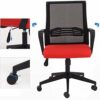 Ygqbgy Furniture Mid-Back Mesh Multifunction Executive Swivel Ergonomic Office Chair with Adjustable Arms
