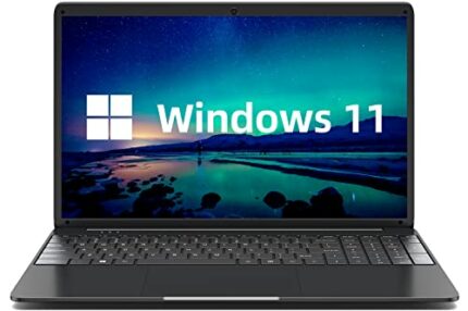 SGIN Win11 Laptop with 8GB RAM 256GB SSD,15.6 Inch HD 1366x768 Display Laptop,Intel Celeron Quad-Core processor,Bluetooth 4.2, TF Card Expansion