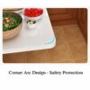 CHEWYNP Wall Mounted Folding Table - Folding Computer Desk Folding Desk - Convertible Desk Desk Home Office Kitchen Simple Desk - White