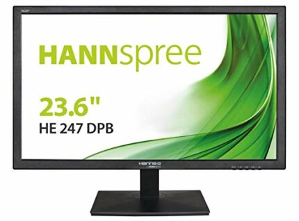 HANNspree HE247DPB 23.6-Inch Widescreen LCD Monitor (250 cd/m2, 1000:1, 1920 x 1080, 5 ms, DVI)