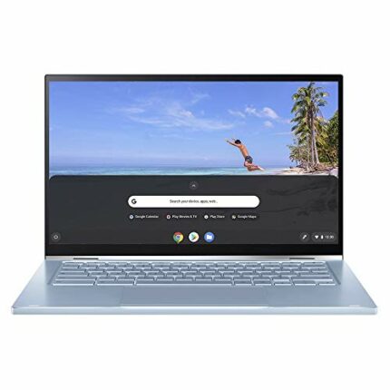 ASUS 14 inch Chromebook Flip C433TA Full HD Touchscreen Convertable Laptop (Intel Core M3-8100Y, 8 GB RAM, 128 GB eMMC, Chrome Os, Backlit Keyboa