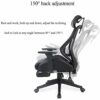 BZLSFHZ Reclining Computer Chair Home Minimalist Office Study Lifting Backrest Waist Swivel Chair Net Gaming Seat