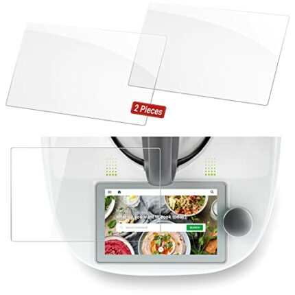 Siegvoll Glass Screen Protector Film for Vorwerk Thermomix TM6 (2 Pack), 9H Tempered Glass Film, Scratch-Resistant, Durable, Ultra Clear, TM6 Acc
