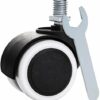 GTYT Office Chair Caster Wheels,Heavy Duty Swivel Chair Caster,PU Castor Set,Universal Fit Replacement,Computer Chair Twin Wheel,Threaded Stem 10