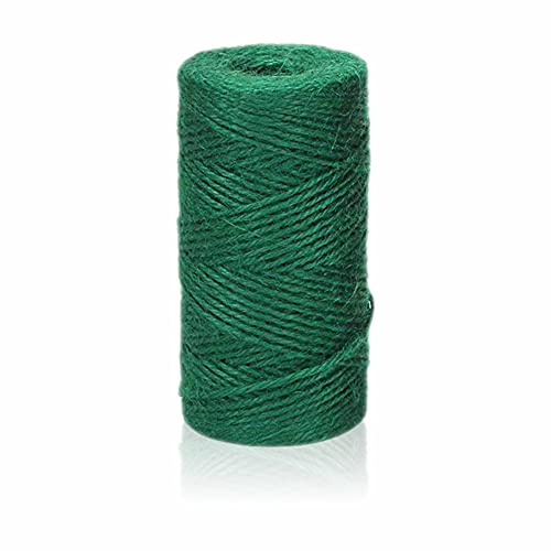Jute Twine Heavy Duty Natural Garden String For Bakers Craft Cord For Crafting Binding Webbing Wrapping Packing Floristry Reel Baler Roll Horticu