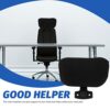 Veemoon Computer Desk Chair, Ergonomic Home Office Chair Chair Headrest Attachment Head Support Cushion Upholstered Adjustable Height Angle
