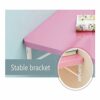 ZAKSEM Desk Perfect addition to Home Office/Laundry/Home Bar Small Folding Wall Table Fold Down Wall Mount Pink-70 50cm
