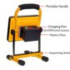 Aozel LED Work Lights Rechargeable, Led Floodlight Emergency Work Job Site Lights Waterproof Portable Floodlight for Outdoor Activities, Construc