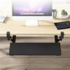 WANGFENG Desk-Clamp Keyboard Tray, Desk Extender Easy to Install on Any Work Surface, Sturdy Metal Clamp Easy to Assemble for Home or Office
