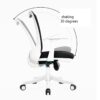SLNFXC Home Computer Chair Ergonomic Office Chair Lift Swivel Chairs Mesh Staff Chair Chaise