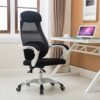 WALNUT Chairs,Mesh Office Chair Computer Desk Task Ergonomic Swivel Chair，Office Sedentary Chair Backrest Lift Can Be Lying (Color : D, Size : 11