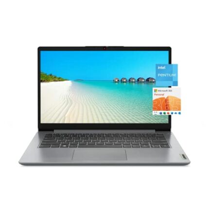 Lenovo 2023 Ideapad 1i 14" HD Ultra-Light Laptop, Intel Pentium N5030 4-Core, 4GB RAM, 256GB Storage, Dolby Audio, Up to 10 Hours, WiFi, Bluetoot