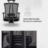 HJW Game Chair Mesh High Back Swivel Office Chair Adjustable Armrest Breathable Mesh Home Computer Chair Desk Chair Armchair