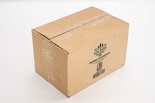 Natural Eco Wood Firelighters - Wood Wool Flame Fire Starters Great for Lighting Fires in Stoves, BBQ's, Pizza Ovens & Smokers, Safe Charcoal Sta