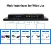 10.1 Inch Small Monitor, Raspberry Pi Monitor Built-in Speakers, Mini Monitor 1280 x 800, HDMI Monitor 60 Hz, 3ms, IPS Screen Display w/Remote Co