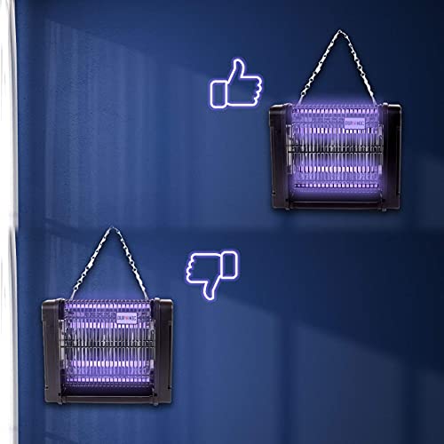 Duronic Fly Killer FK8412 | UV Light Kills Mosquitoes and Flying Insects | Small Size | Slimline | Ceiling or Wall Mountable | Indoor Pest Contro