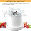 Blender Smoothie Makers, Portable Blender Mini Jug Blenders, Multifunctional Personal Blender with USB Rechargeable, for Baby Food, Travel, Offic