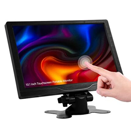 MAFILT 10.1" 1280x800 Full HD IPS Touch Screen Portable Monitor with HDMI VGA for Raspberry Pi WiiU Xbox 360 Windows,Built-in Speaker