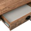 DINGZZ Computer Desk with Drawer, MDF + steel Writing Table, Office Furniture Antique Green 90x50x76.5 cm