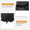 NettyPro Deck Box Cover, Waterproof Outdoor Patio Storage Box Bench Cover for Keter Rectangular 150-135 Gallon Resin Deck Box, 57 x 28 x 24 inch,
