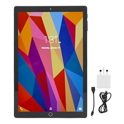 Vikye 10.1 Inch Tablet, 1920x1200 FHD IPS Display Touch Screen 6GB RAM 128GB ROM 5800mAh Battery Calling Tablet for Reading Game