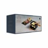 Artesà Mini Raclette Grill Cheese Individual Set for 2, Small Iron Cheese Fondue Melter, Metal Rack with Non Stick Pan, Wooden Spatula and 2 Cand