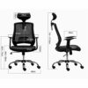 Ygqbgy Office Chair, Ergonomic Office Chair, Desk Chair Computer Chair Home Gaming Chair Ergonomic Chair Swivel Chair Seat Back Reclining Office