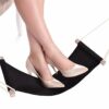 Wgwioo Foot Hammock Office Home Desk Foot Rest Adjustable Portable Leg Rest,Black