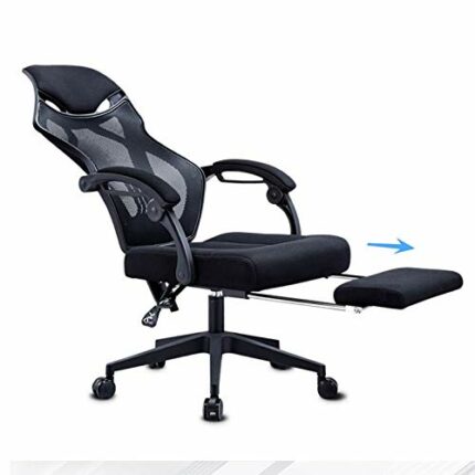 n/a Office Chair Ergonomic Desk Chair Mesh Computer Chair Lumbar Support Modern Executive Adjustable Rolling Swivel Chair Comfortable Mid Task Ho