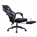 ygqbgy Office Chair Ergonomic Desk Chair Mesh Computer Chair Lumbar Support Modern Executive Adjustable Rolling Swivel Chair Comfortable Mid Task