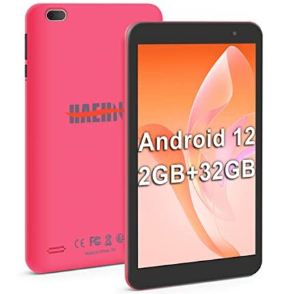 Haehne Tablet 8 Inch Android 12, Tablet PC, 2 GB RAM + 32GB ROM, Quad-Core Processor, IPS 1280 x 800 HD, Dual Cameras, Battery 4000mAh, WiFi, Blu