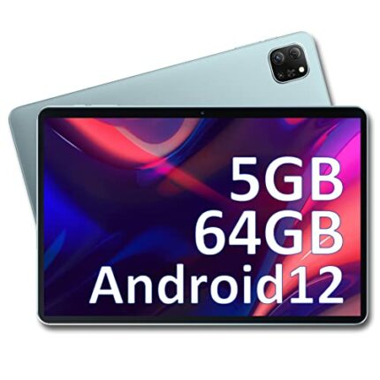 OSCAL Tablet 10 Inch Pad60 5+64GB/2TB, Android 12 Tablet GMS, Quad Core Processor, 1280×800 HD+IPS Screen, 2.4G WIFI, 5MP+2MP Camera, 6580mAh Bat