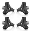 4PCS Universal Plastic Lawnmower Wing Nut and Triple Angle Mower Handle Bolts, Lawn Mower Parts & Accessories for Most Lawnmower Handle Parts Mac
