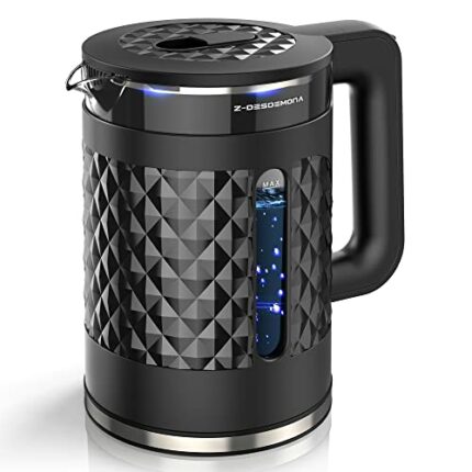 Electric Kettle, Easy to Clean Limescale 1.7L Glass Kettles Electric, Quiet Boil Kettle with LED Indicator, Cordless Kettle for Tea Coffee, Auto