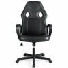 BASETBL Gaming Chair, Executive Chair, Swivel Chair, Office Chair, Ergonomic Height Adjustment and Rocker Function, Fixed Armrest, Back-friendly,