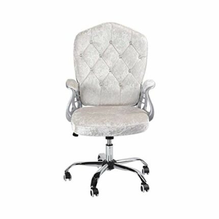 NXYJD Computer Chair with Adjustable Rotating Velvet Chair Computer Chair Study Office Swivel Chair Home Lift Swivel Chair Desk Chair
