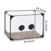 Watayo 35.5x23.5x23.5Inch Mushroom Growing Still Air Box-Pop up Mushroom Grow Tent Kit-Portable Mushroom Growing Container for Spores Mycology Ho