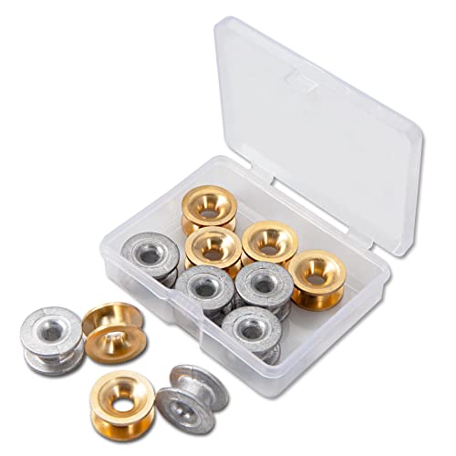 LEONTOOL 12pcs Grass Trimmer Head Eyelets Sleeve Mowing Head Eyelet Sleeve Trimmer Cutter Universal Mower Accessories Lawn Mower Parts for Lawn G