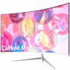 Z-Edge 24 Inch Curved Gaming Monitor, Full HD 1080P LED Monitor, 75Hz Refresh Rate, Eye-Care Technology, 178° Wide Viewing Angle, Built-in Speake