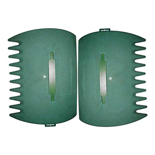 Fiacvrs Leaves Grabber, 2 Pcs Handheld Garden Yard Leaf Grabber Leaf Collector Grabs Grass Grabbers with Leaf Claws Leaf Hand Rake for Garden Lea