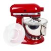 Bowl Covers for KitchenAid 4.5-5 Qt Tilt-Head Stand Mixer, Mixer Splash Guard with Extra Pouring Window for KitchenAid Mixer, Dishwasher Safe Bow