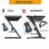 DESIGNA 60" Gaming Desk with RGB LED Lights, Large Z-Shaped Gaming PC Desk with Carbon Fiber Desktop Home Office Computer Game Desk Table for Gam