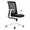 n/a Chairs,Height Adjustable Black Office Chair Mesh Swivel Computer Conference (Color : Black, Size : 97 * 62cm)