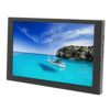 Aeun Capacitive Touch Display, Computer Monitor 10.1in Metal Easy To Use Menu Function Multi Interface Built in Speakers for DVRs
