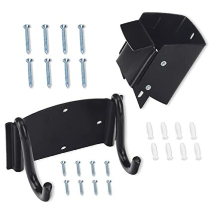 Wheelbarrow Hanger / Heavy Duty Storage Hook with Top Lift Latch for Most Wheelbarrows and Heavy Construction Types, Maximize Space in Garden, Sh